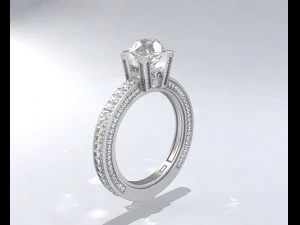 silver ring 3D Model