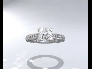 シルバーリング 3Dモデル