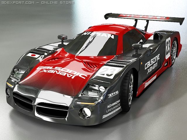 nissan r390 gt Modelo 3D .c4d .max .obj .3ds .fbx .stl .blend 