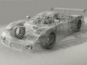 nissan r390 gt Modelo 3D