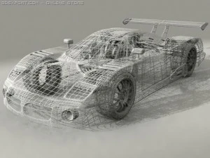 nissan r390 gt 3D Model