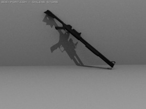 fn tactical shotgun Modelo 3D
