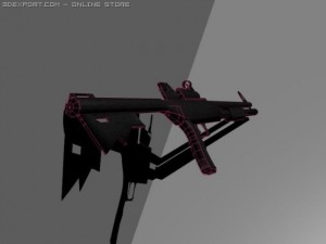 fn tactical shotgun Modelo 3D