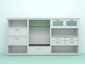 p&oacute;łka meblowa do salonu Model 3D