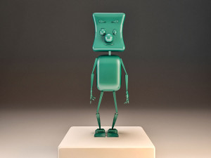 toon tobot Model 3D