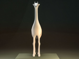 low poly giraffe vr - ar - low-poly 3D Model