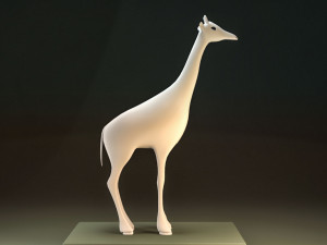 low poly giraffe vr - ar - low-poly 3D Model
