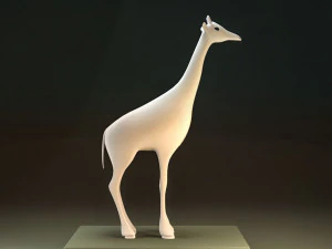 low poly giraffe vr - ar - low-poly 3D Model