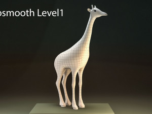 low poly giraffe vr - ar - low-poly 3D Model