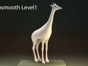 low poly giraffe vr - ar - low-poly 3D Model