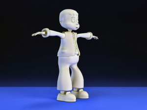 toon kid vr - ar - low-poly 3D Модель