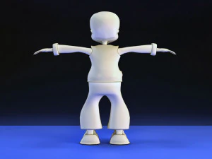 toon kid vr - ar - low-poly 3D Model
