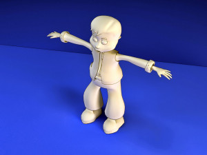 toon kid vr - ar - low-poly 3D Модель