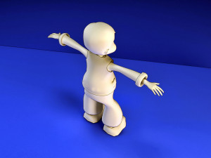 toon kid vr - ar - low-poly 3D Модель