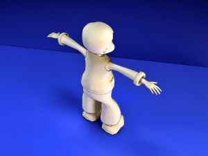 toon kid vr - ar - low-poly 3D Model