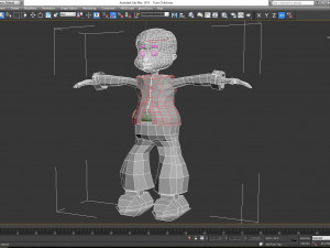 toon kid vr - ar - low-poly 3D Модель