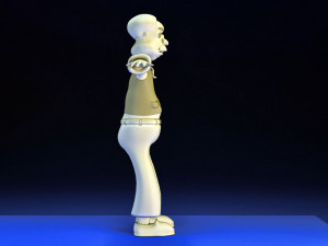 low poly toon old man vr - ar - low-poly 3D Model