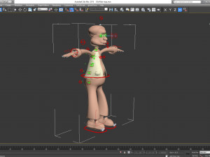 low poly toon old man vr - ar - low-poly 3D Model