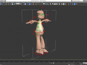 low poly toon old man vr - ar - low-poly 3D Model