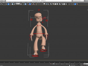 low poly toon old man vr - ar - low-poly 3D Model