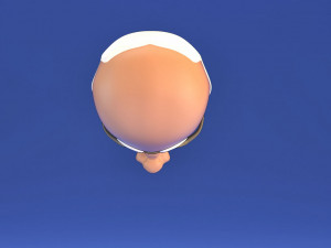 low poly toon old man face vr - ar - low-poly 3D मॉडल