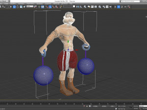 toon muscle man 3D Model