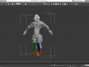 toon muscle man 3D Model