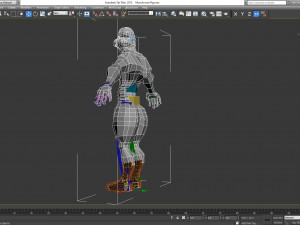 toon muscle man 3D Model