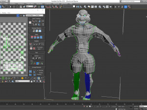 toon muscle man 3D Model