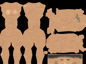 toon muscle man 3D Model