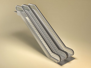 flexible escalator 3D Model