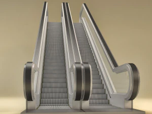 flexible escalator 3D Model