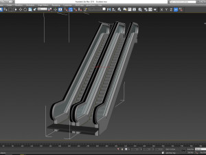 flexible escalator 3D Model