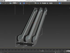 flexible escalator 3D Model