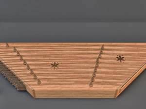 high detailed santur 3D Model