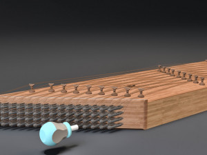 high detailed santur 3D Model