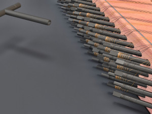 high detailed santur 3D Model