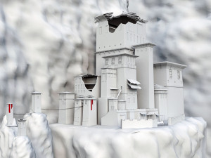 ruined empire basic model 3D मॉडल