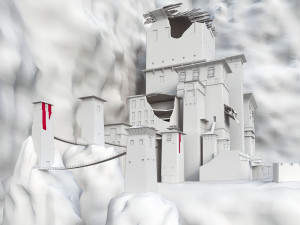 ruined empire basic model 3D मॉडल