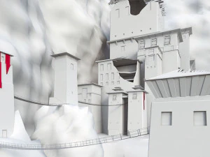ruined empire basic model 3D Model
