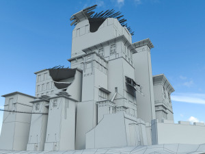 ruined empire basic model 3D मॉडल