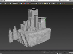 ruined empire basic model 3D मॉडल