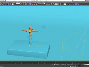 wooden character 3D Model
