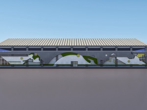 sport complex 3D-Modell