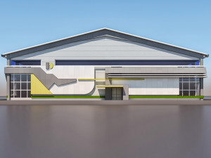 sport complex 3D-Modell