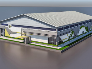 sport complex 3D-Modell