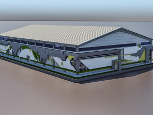 sport complex 3D-Modell