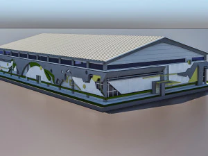 sport complex 3D Model
