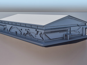 sport complex 3D-Modell
