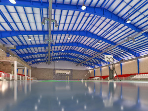 realistic sport hall complex 3Dモデル